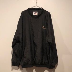 Baltimore Ravens Vintage Logo Athletic Performance Pullover Jacket